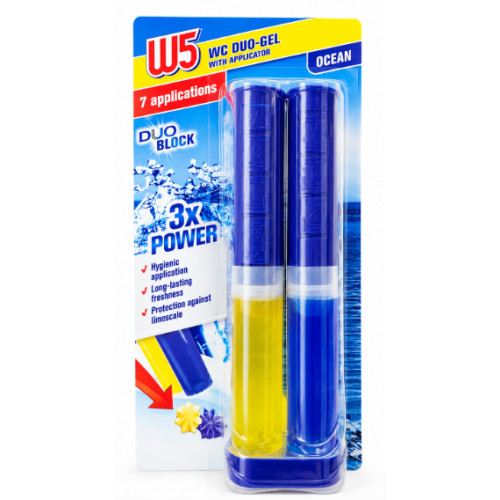 Освіжувач для унітаза W5 WC Duo-Gel Ocean, 2 шт
